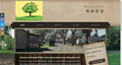 Desktop Screenshot of chenangorvpark.com